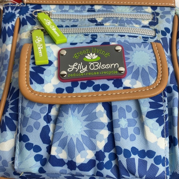 Lily Bloom "Jamie" Mini Crossbody Handbag Purse using Karma Bloom Fabric - Picture 4 of 10